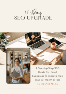 Preview of the 15 day seo upgrade step by step guide
